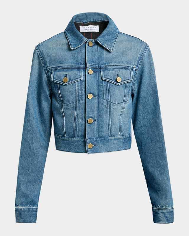 Bronte Cropped Cotton Denim Jacket